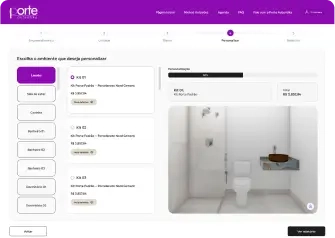 Personalize os ambientes